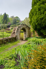 old archway entrance in a garden