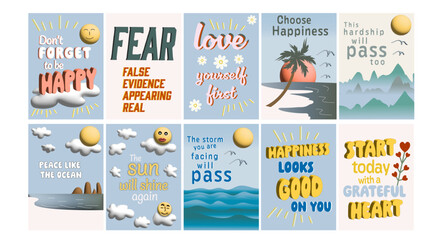 A4 Positive affirmation posters collection , positive affirmation cards. Positive affirmation wall art, affirmation stickers, motivational posters. Inspirational sayings, printable art, 10 pack bundle