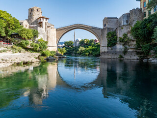 Obraz premium Old Bridge - Mostar, Bosnia Herzegovina