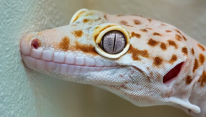 Naklejka premium close up of a gecko