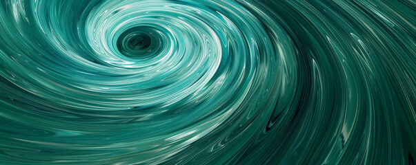 dynamic circular swirls of mint green and teal, ideal for an elegant abstract background