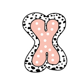 Dalmatian Dots Letters Alphabet font PNG svg, doodle Bright Colors, Dalmatian Handwritten Font Alphabet png svg, for sublimation designs