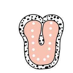 Dalmatian Dots Letters Alphabet font PNG svg, doodle Bright Colors, Dalmatian Handwritten Font Alphabet png svg, for sublimation designs