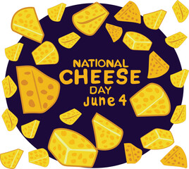 national cheese day is celebrated every year on june 4.