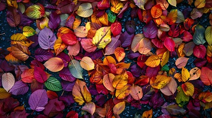 The roadside is a riot of color as leaves of every hue carpet the ground, their vibrant shades...