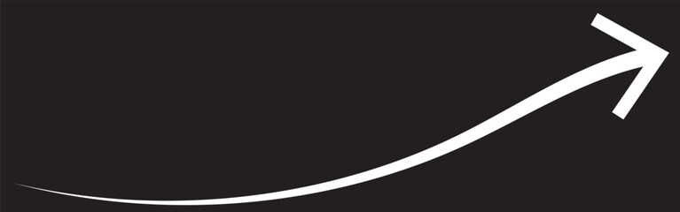 Fototapeta premium white arrow icon on transparent background. flat style. white arrow icon for your web site design, logo, app, UI. arrow symbol. arrow sign.