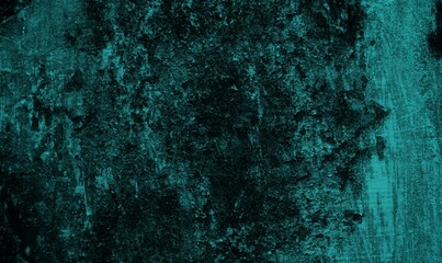 Old wooden board background, Blue Plastered rusty concrete wall, Dark blue green wall textured background, damaged wall textured background.