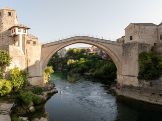 Obraz premium Old Bridge - Mostar, Bosnia Herzegovina
