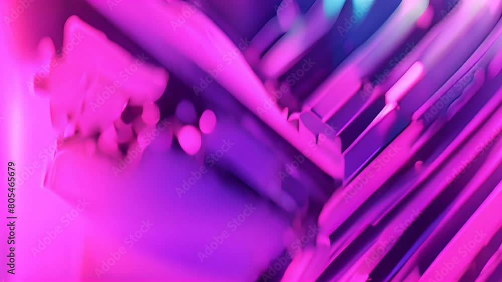 Poster purple and blue abstract background with lines generative ai