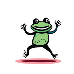 Fototapeta premium Frog illustration