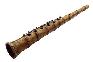 Naklejka premium Traditional bamboo flute isolated on transparent background