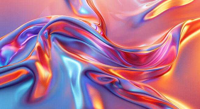 Abstract flowing pink wave pattern background