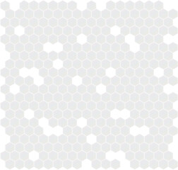 デジタルイメージの六角形の半透明の集合体の透過PNG素材