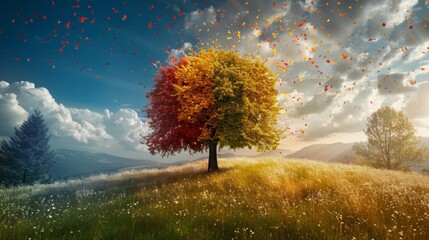  the landscape transitions seamlessly from the awakening of spring to the fullness of summer