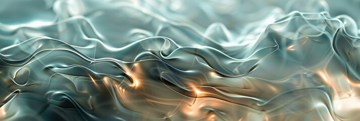 Smokey abstract background, featuring reflective gloss