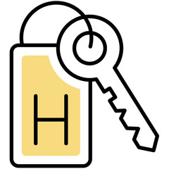 Hotel Services Colored Icon Pack