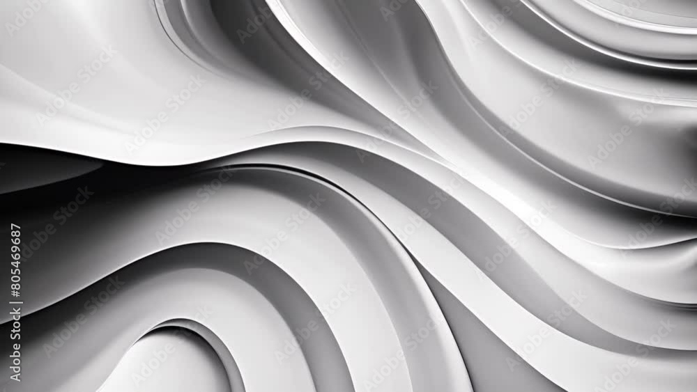 Poster monochrome abstract wavy pattern background generative ai