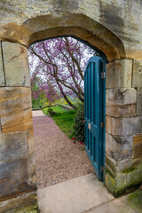 entrance to the castle garden
