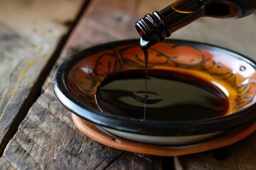 bottle of balsamic vinegar
