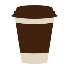 テイクアウトコーヒーのアイコン　シルエット