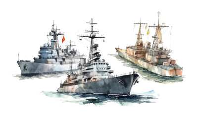 ship in the sea