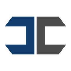 CC letter logo icon template 2