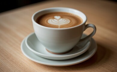 Obraz premium close up shot professional photograph of cup of coffee