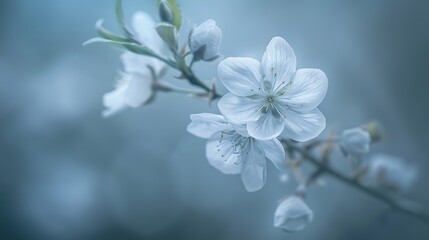 The gentle caress of a breeze stirs the petals of a delicate blossom, a fleeting moment of beauty...