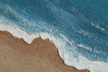 blue sea sand