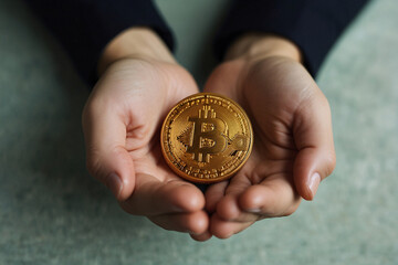 Bitcoin logo icon coin grafic resource business background, cryptocurrency design