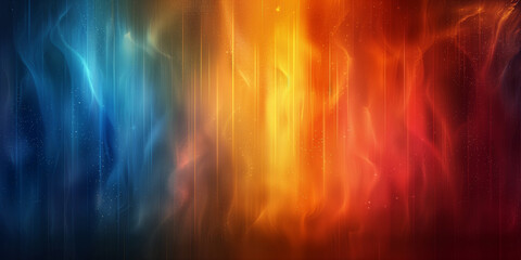 Glowing abstract background. Bright smooth luminous lines concept poster. Glowing smoke decorative horizontal banner. Digital raster bitmap illustration. AI artwork.