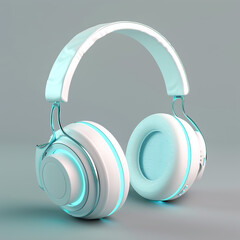 3d illustration headphone gaming online
