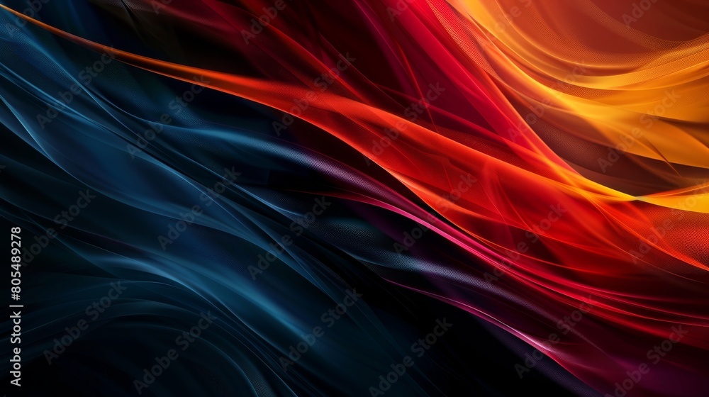 Poster abstract colorful background with some smooth lines in it