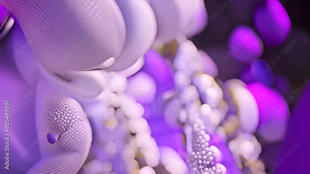 Aufkleber detailed model of a dna structure up close generative ai