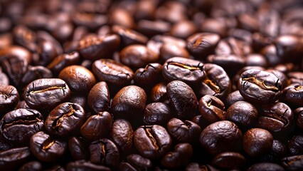 Anticipating the Brewing of Fresh Coffee Beans, Emitting a Rich Aroma. Concept Coffee Lovers, Freshly Brewed Aroma, Anticipation, Rich Flavor