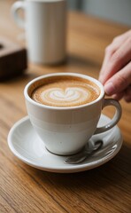 close up shot professional photograph of cup of coffee