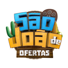SÃO JOÃO DE OFERTAS SELO 3D © Diego