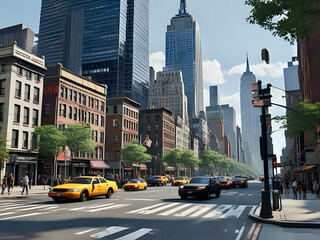 street in New York city