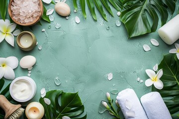 Design a serene and inviting atmosphere with the Creative template of a spa brochure