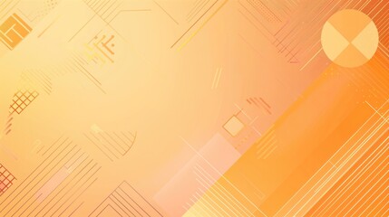 background of the webinar banner, pastel orange light colors, geometric pattern, computer graphics © HALK