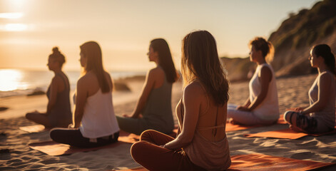 Yoga Practice on Sandy Beaches,