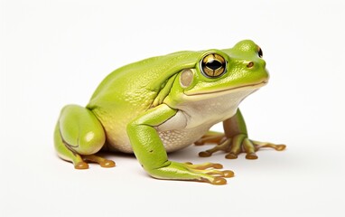 Frog Against Bright White