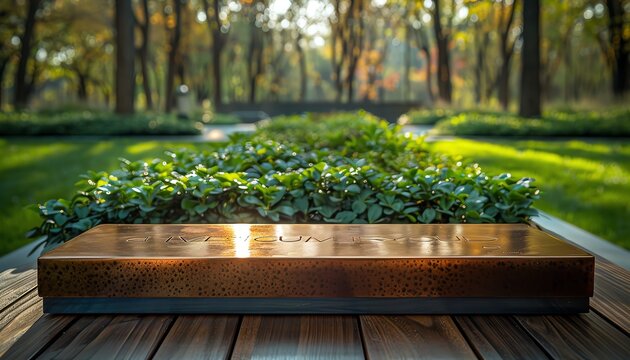 Commemorating achievements and milestones, the plaque signifies leadership recognition and celebration of success - Powered by Adobe