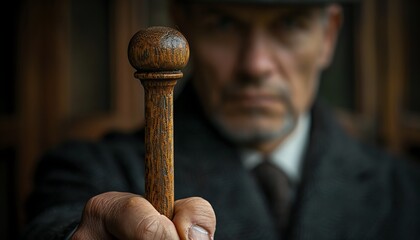 Passing authority and direction, the baton represents leadership ability to delegate and entrust responsibilities