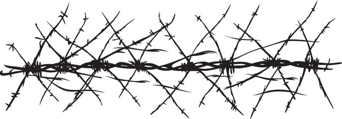 Stylish Barbed Wire Vector Patterns Fashionable Designs