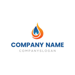 Gas logo design, vector logo design, illustration 