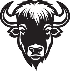 Abstract Bison Symbolism Vector