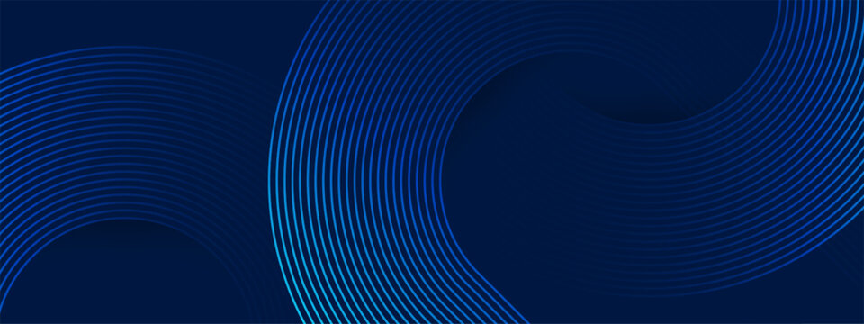blue background with curved and overlapping blue gradient lines