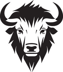 Bison Vector Badge Design