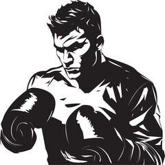 Speed Demon Vector Illustration of Fast Boxer